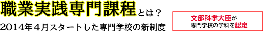 職業実践専門課程